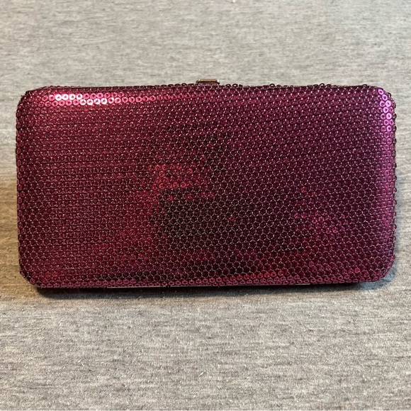 Pink sequin clutch - Picture 1 of 2